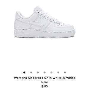 Nike Air Force 1 07 Size 5.5